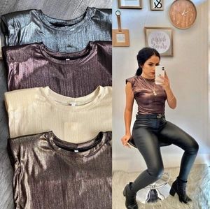 Metallic Tops
